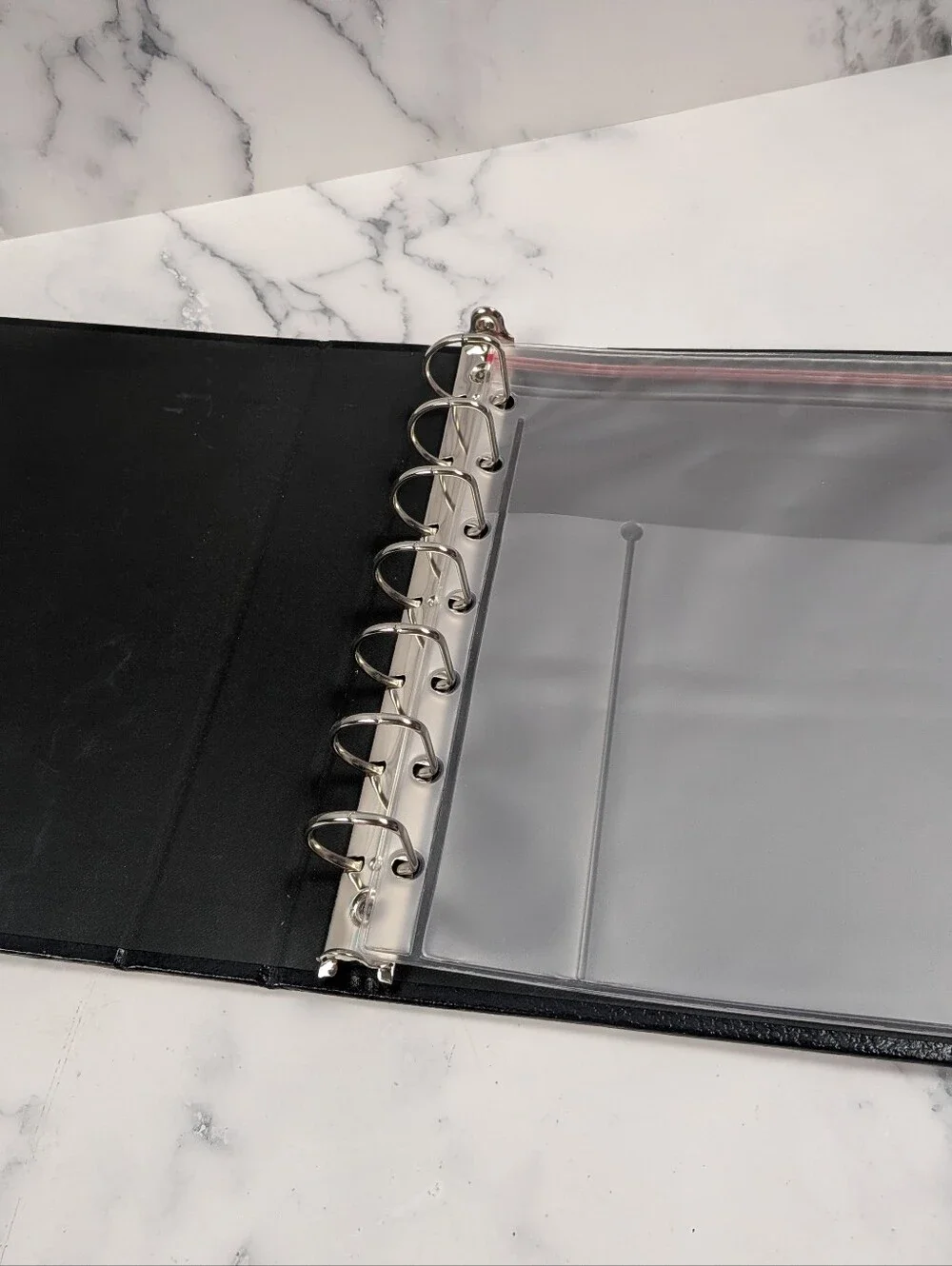 7 Ring Check Binder Business Checkbook Holder